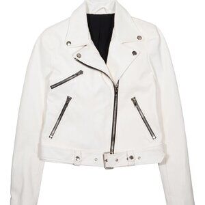 Neiman Marcus | Kendall + Kylie White Leather Jacket, XS